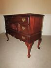 Vintage Lane Queen Anne Cedar Chest With Drawer  Blanket  Hope  Lock Disabled