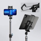 Heavy Duty 7-11in Tablet Floor Tripod Stand Adjustable 47 2  For Iphone Ipad Pro