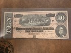 1864  10 T-68 Confederate States Of America Note - Extremely Fine Great Colors  