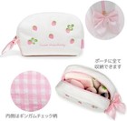 Mother Garden Wooden Makeup Set Sweet Strawberry Cosmetic Pouch Kids Toy Japan N