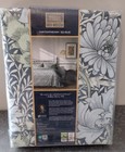 New William Morris 100  Cotton Queen Duvet Cover 3pc Set Chrysanthemun Sea Blue