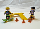 Playmobil 3709 Children W  Two Skateboards W  Ramp    complete Set  Vintage 1992