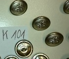 Schutztruppe Officer Colonial Troops Tunic Button- Lot Of 12 Repro Buttons   101