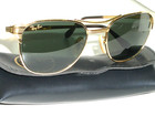 Vintage B l Ray-ban Usa W0386 Gep G15 Uv Signet Aviator Sunglasses W case