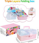 Kids Arts And Crafts Supplies Set In Plastic Art Box For Ages 8 9 10 11 12 Girls