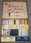 Matchbook Collection Over 100 Vintage 1970   s With Wooden Cigar Box see Pictures