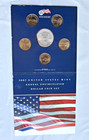 2007  w  Us Mint Annual Uncirculated Dollar 6 Coin Set W Silver American Eagle