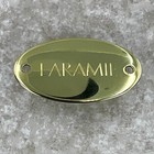 Custom Engraved Tags Personalized Name Plate Tags Name Plate Natural Brass Oval