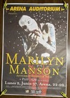 1997 Marilyn Manson Euro Concert Subway Size Poster Valencia Vintage Huge  rare