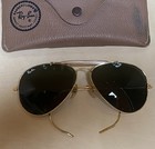 Vintage Bausch   Lomb Ray-ban Aviator Gold Metal Wire Sunglasses Usa Case