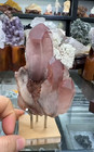 1pc Natural Red Quartz Cluster Crystal Energy Reiki Healing Decor stand