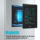 Magnetic Dry Erase Board For Fridge  9 8     6 7    Small Lcd Writing Tablet Black   