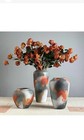 Ceramic Vase Multicolor  White Orange Blue Option To The Any Thing Do The Law