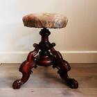 Antique Victorian Piano Stool - Vintage Furniture 