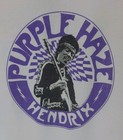 Purple Haze Jimi Hendrix Womens White Sleeveless T Shirt Tank Top Size Xs