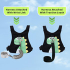 Toddler Harness Leash Anti Lost  4 In 1 Baby Safety Wrist Link Belt With Dinosau