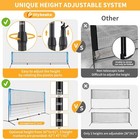 10ft  Portable Badminton Net For Driveway Backyard  Height
