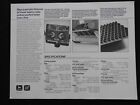 John Deere  new For 1983  430   530 Round Baler Specifications Brochure Minty