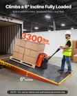 Vevor Electric Pallet Jack 3300 Lbs Pallet Jack Truck With 48l X 27w Inch Forks