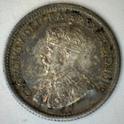 1915 Canada 5 Cents Silver Coin Circulated Very Fine 5c Canadian Vf Condition