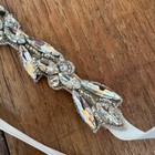 Bridal Belt Sash Style Ivory Rhinestone Pearl Wedding Accessory New Without Tags