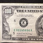 Series 1985 Us One Hundred Dollar Bill  100 Richmond E 00145896 A Small Face