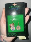 Deadstock  Batman Forever Surgical Steel Earrings Movie Memorabilia 1995 