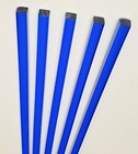 5 Pc 1 4    X 1 4  X 12    Inch Long Square Clear Blue Acrylic Translucent Rod  25 