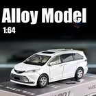 1 64 Toyota Sienna Alloy Diecast - Minivan Mini Car Model Collectible