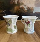  2  Rozenburg Eggshell Porcelain Cups The Hague Antique 1913 Schellink