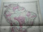  1  1863 Map  south America  1866 Johnson s Family Atlas