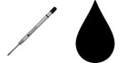 Parker Style Capless Gel Ballpoint Pen Refill In Black By Monteverde - Broad