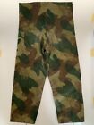 Vtg Old Belgian Brushstroke Trousers Parachutist Special Forces Belgium Army 50s