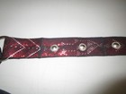 Tribal Fusion Belly Dance Assuit Belt  Dark Red  Kuchi crysta Decoration