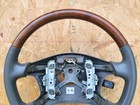 1997-2001 Lexus Es300 Woodgrain Steering Wheel Cruise Control Leather Gray Oem