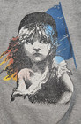 Vtg 80s Les Miserables Gray Pullover Sweatshirt S m