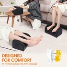 Foot And Calf Massager With Heat  Shiatsu Kneading Foot Massager Machine For    
