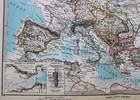Stielers Hand Atlas  World Map Plate Page No  8 Europe  1888 Vintage
