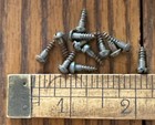 Antique Wood Screws   4 X 3 8    Slotted Round Head American Made 12 Pk  Free Ship
