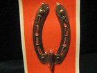 Vintage antique 4  Curved Stay Door   Drop-flat Metal Cabinet Hinges New Sealed