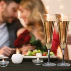 Wedding Toasting Flutes Cake Server Set Gold Champagne Glasses And Knife Wedd   