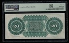 Sc 1872  20 State Of South Carolina Bond Script Obsolete Pmg 66 Epq
