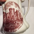 Rare Johnson Bros England Old Britain Castles Pink Milk Pitcher