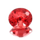 Natural 10 10 Ct Ceylon Padparadscha Sapphire Oval Football Cut Loose Gemstone