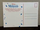 Rare 1989 Disney The Little Mermaid Original Movie Special Screening Ticket Pass