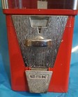 Vintage Acorn oak 10 Cent Gumball peanut Vending Machine No Key  Working  1950 s