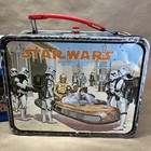 Vintage 1977 Star Wars Metal Lunch Box W original King Seeley Thermos X-wing