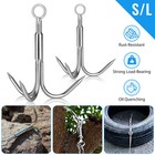 Grappling Hook 3claw Climbing Hook Stainless Steel Grapnel Hook Small large Size
