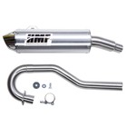 Hmf Honda 250x-ex Full Exhaust Red W bk Turn Down   Jets  01-21 