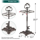 Sungmor Vintage Cast Iron Umbrella Stand Decorative Umbrella Holder For Entryway